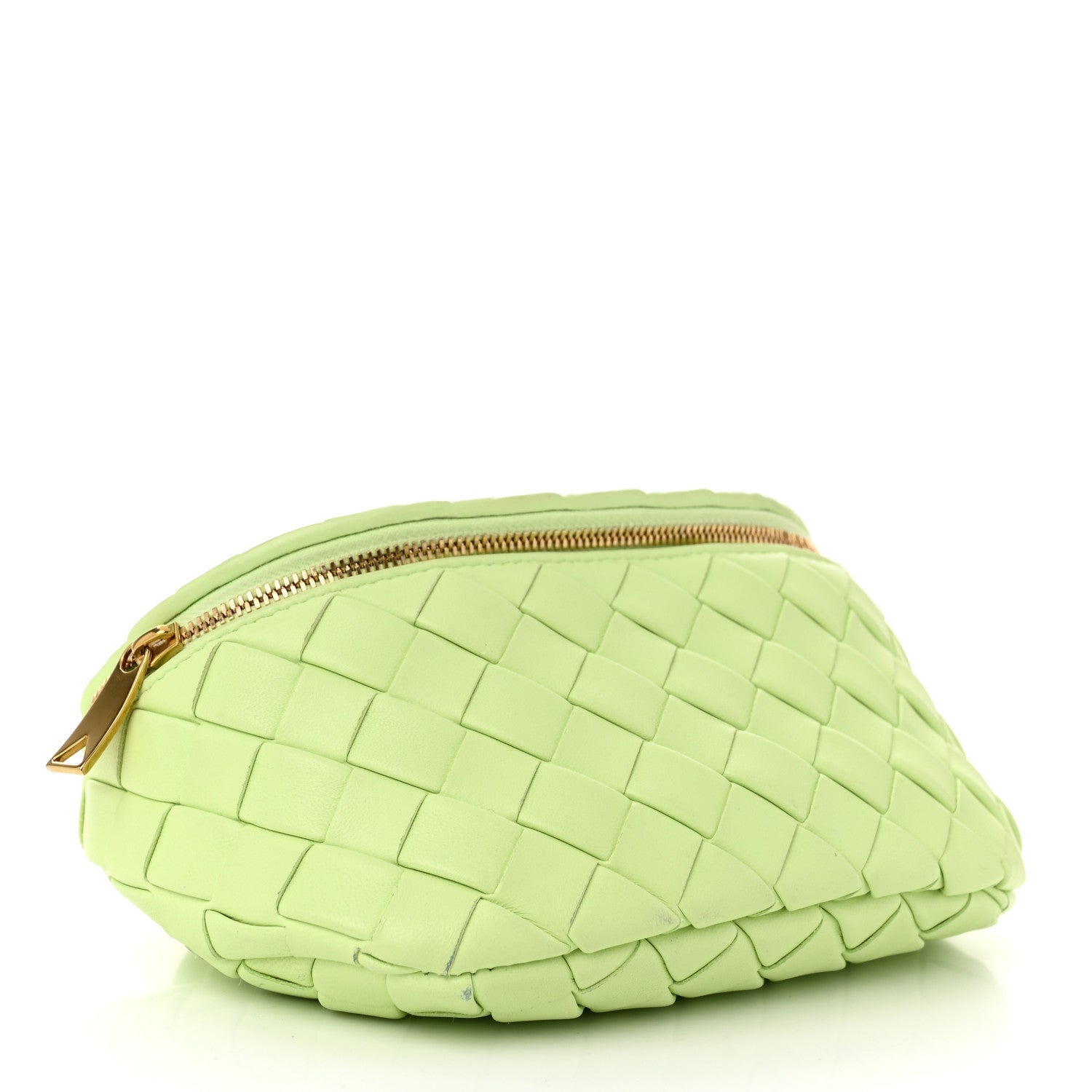 Nappa Intrecciato Belt Bag Fennel