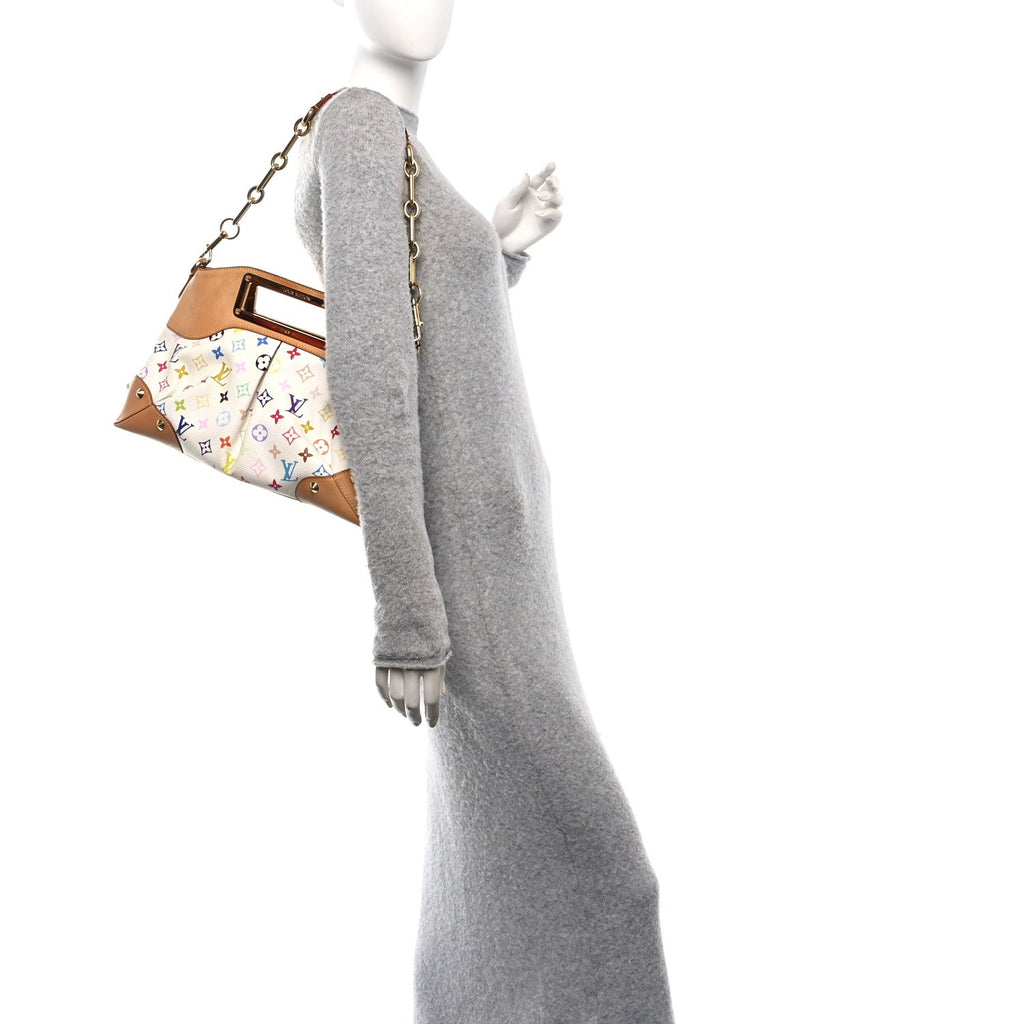 Monogram Multicolor Judy MM White
