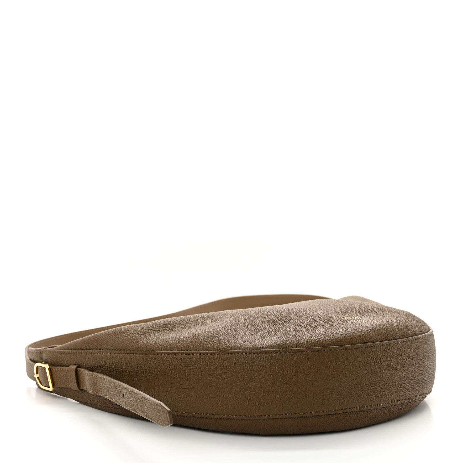 Pebbled Calfskin Augustina Hobo Hazelnut