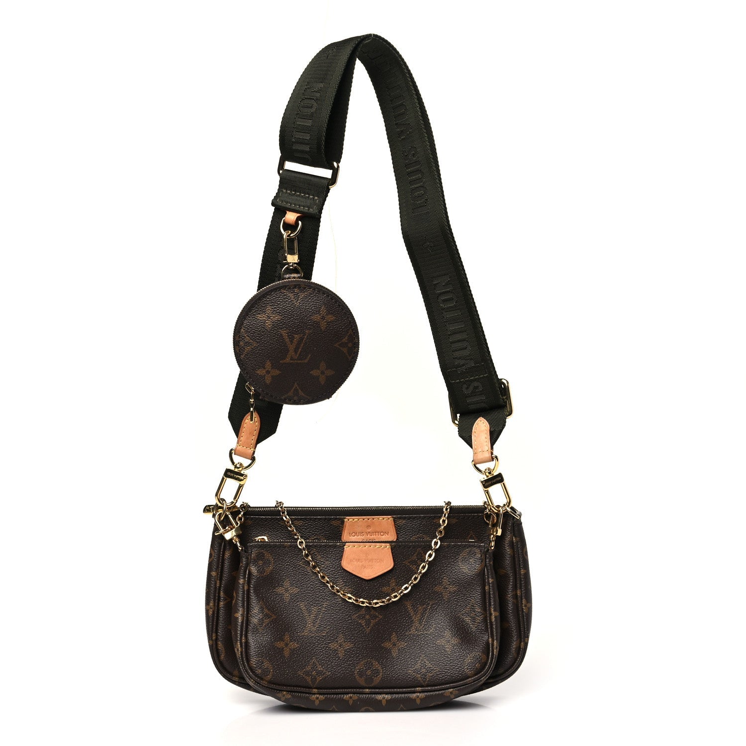 Monogram Multi Pochette Accessories Kaki