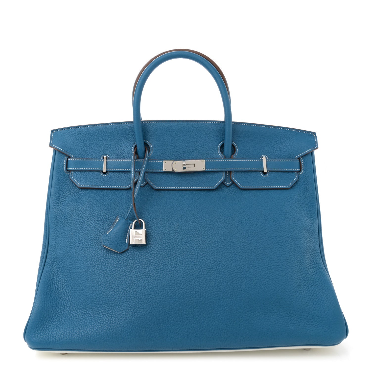 Togo Eclat Birkin 40 Mykonos White