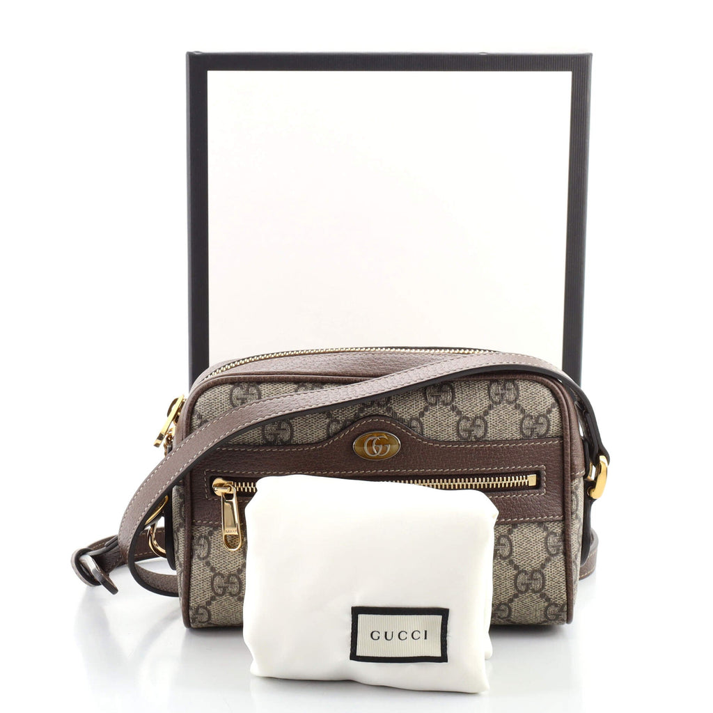 Ophidia Shoulder Bag GG Coated Canvas Mini