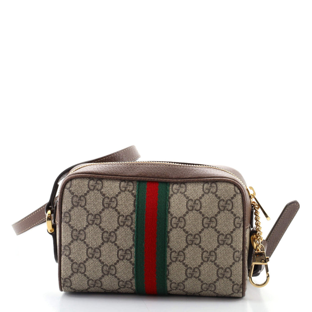 Ophidia Shoulder Bag GG Coated Canvas Mini
