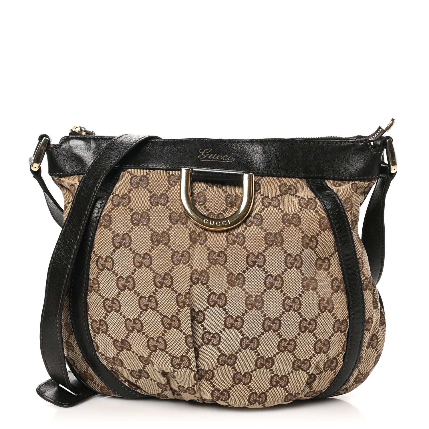 Monogram Small D Gold Ring Messenger Dark Brown