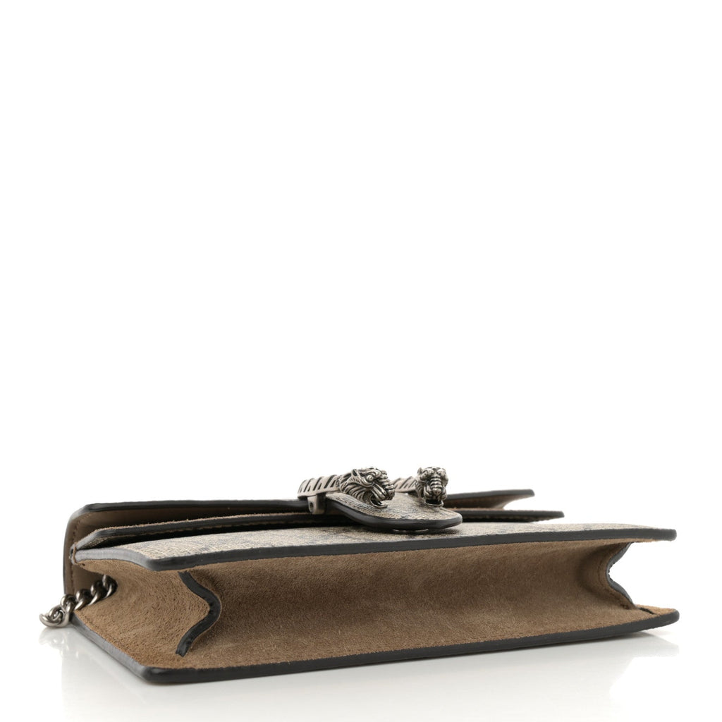 GG Supreme Monogram Super Mini Dionysus Shoulder Bag Taupe