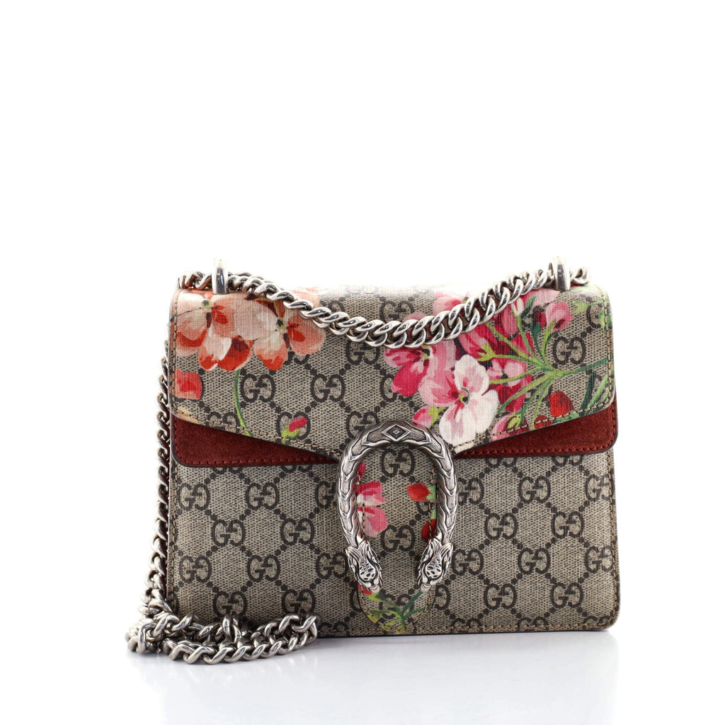 Dionysus Bag Blooms Print GG Coated Canvas Mini