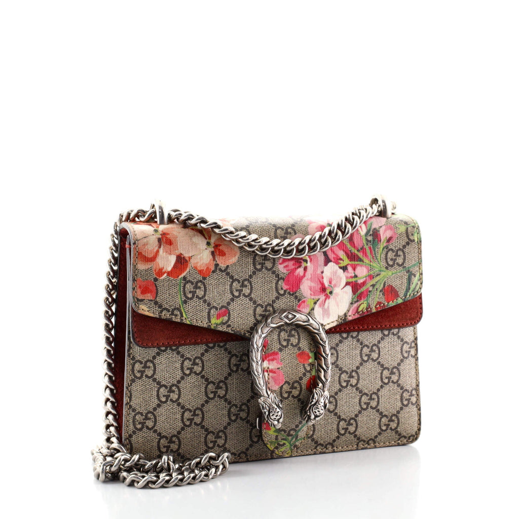 Dionysus Bag Blooms Print GG Coated Canvas Mini