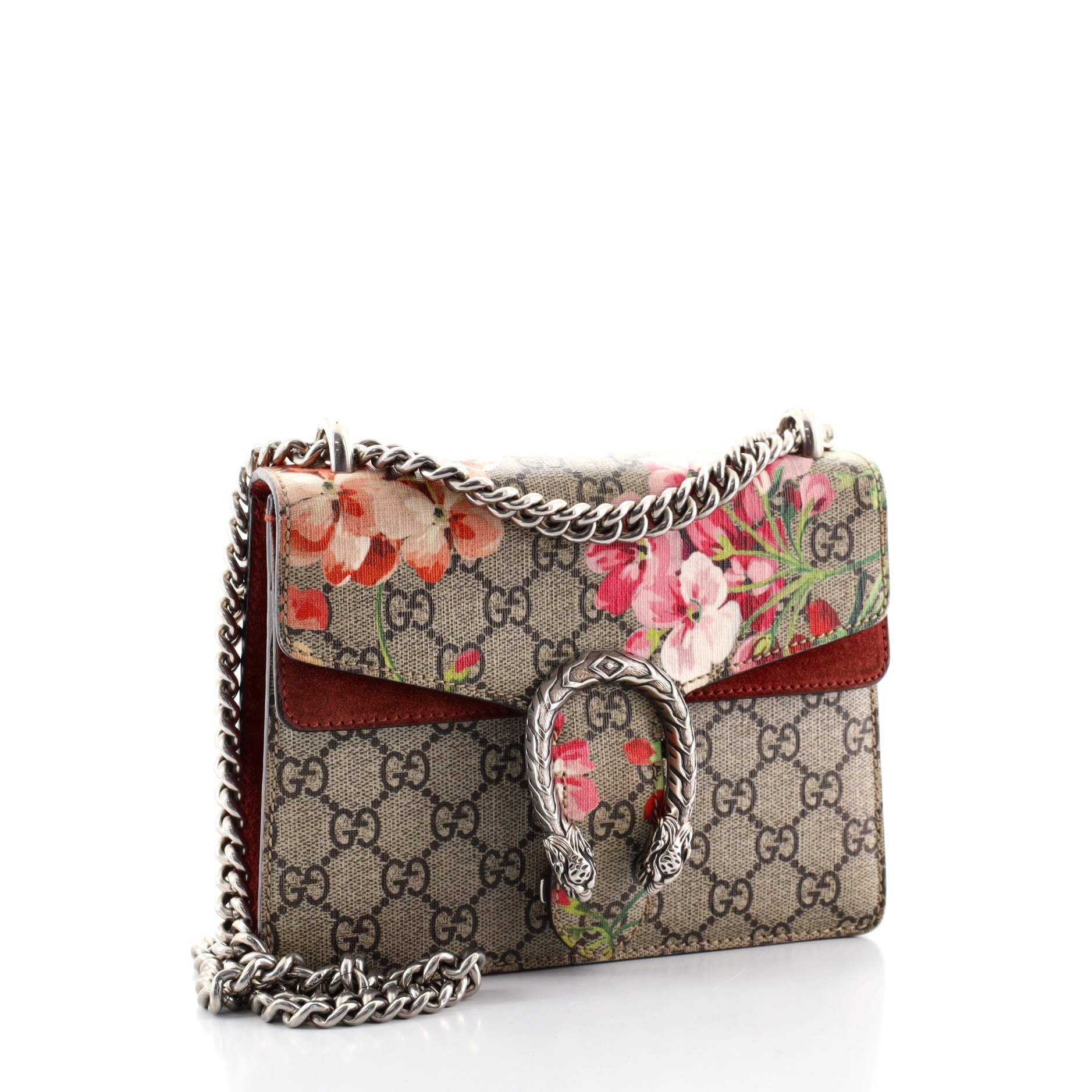 Dionysus Bag Blooms Print GG Coated Canvas Mini