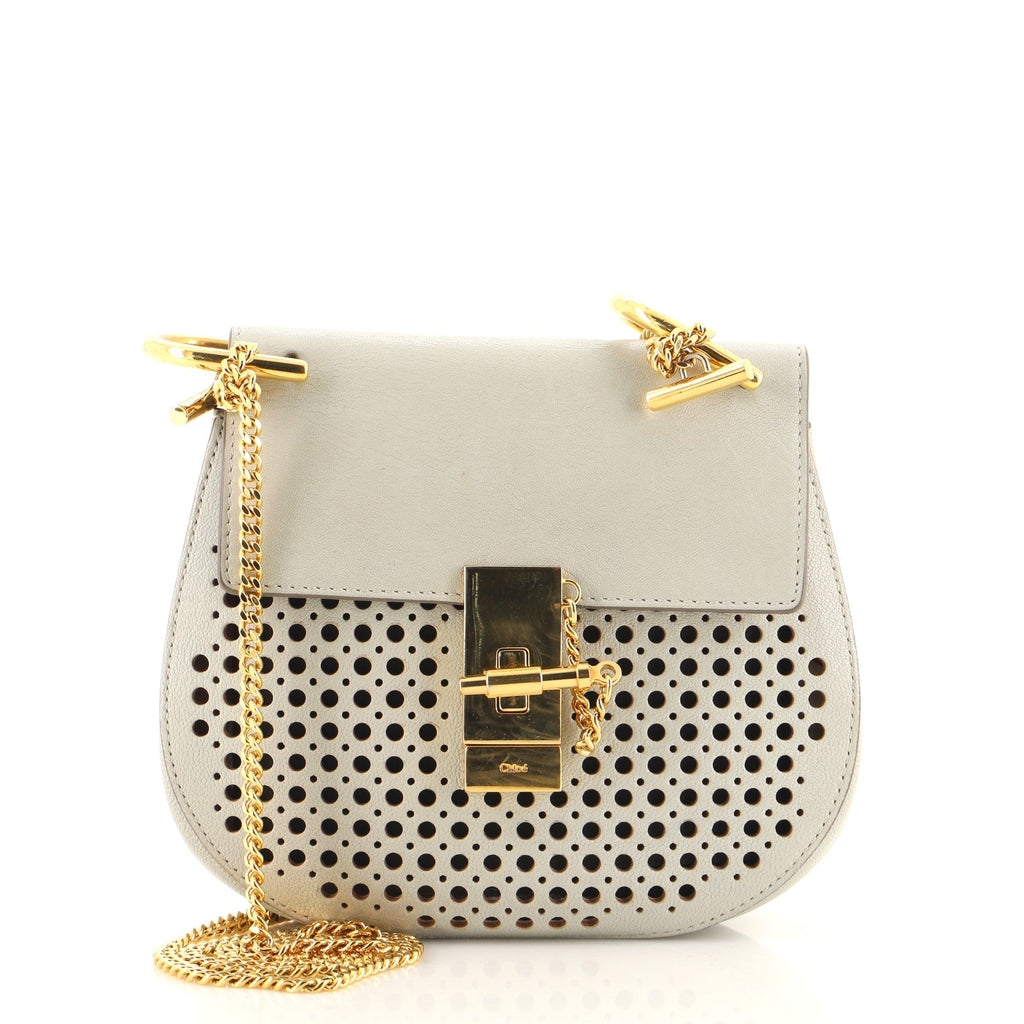 Drew Crossbody Bag Perforated Leather Mini