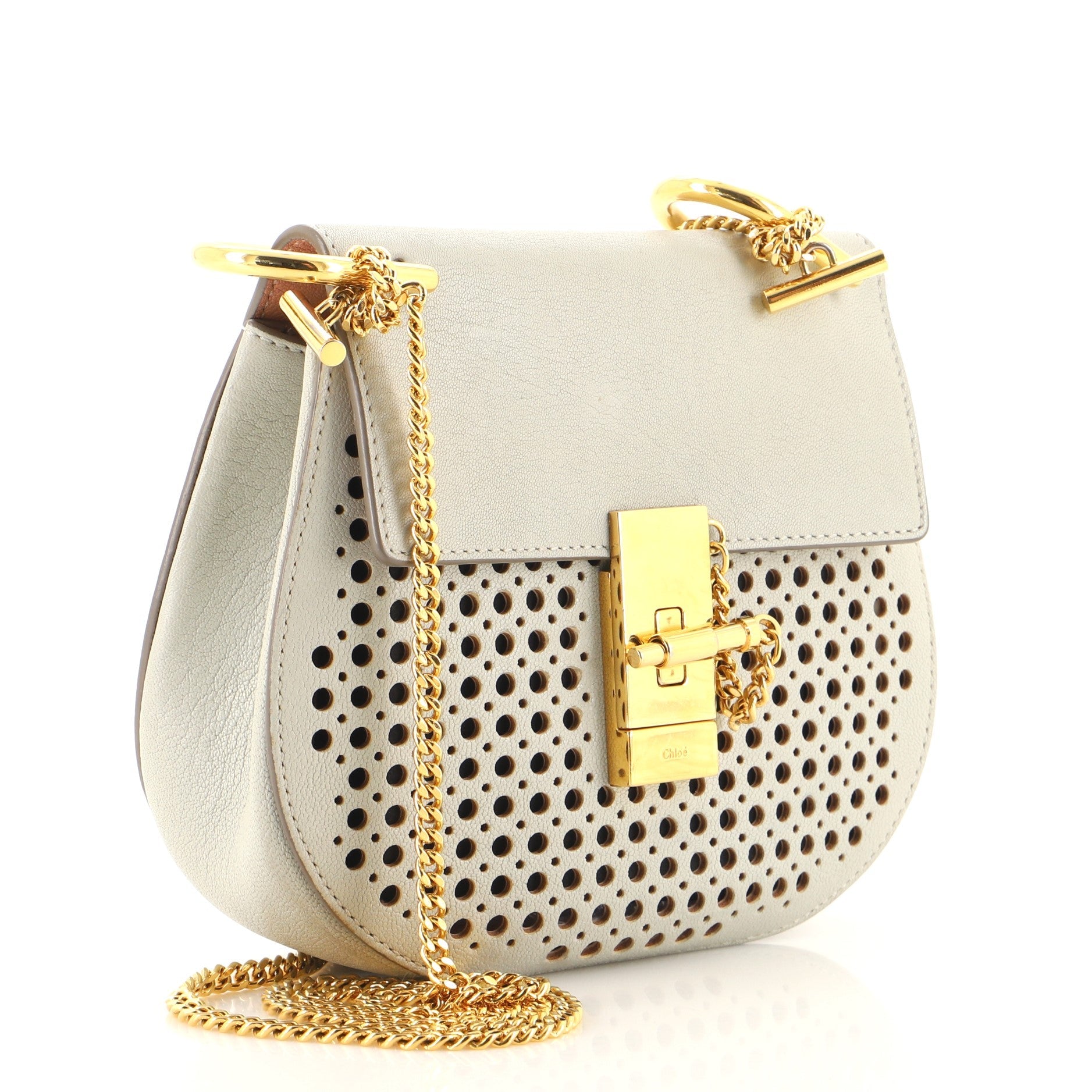 Drew Crossbody Bag Perforated Leather Mini