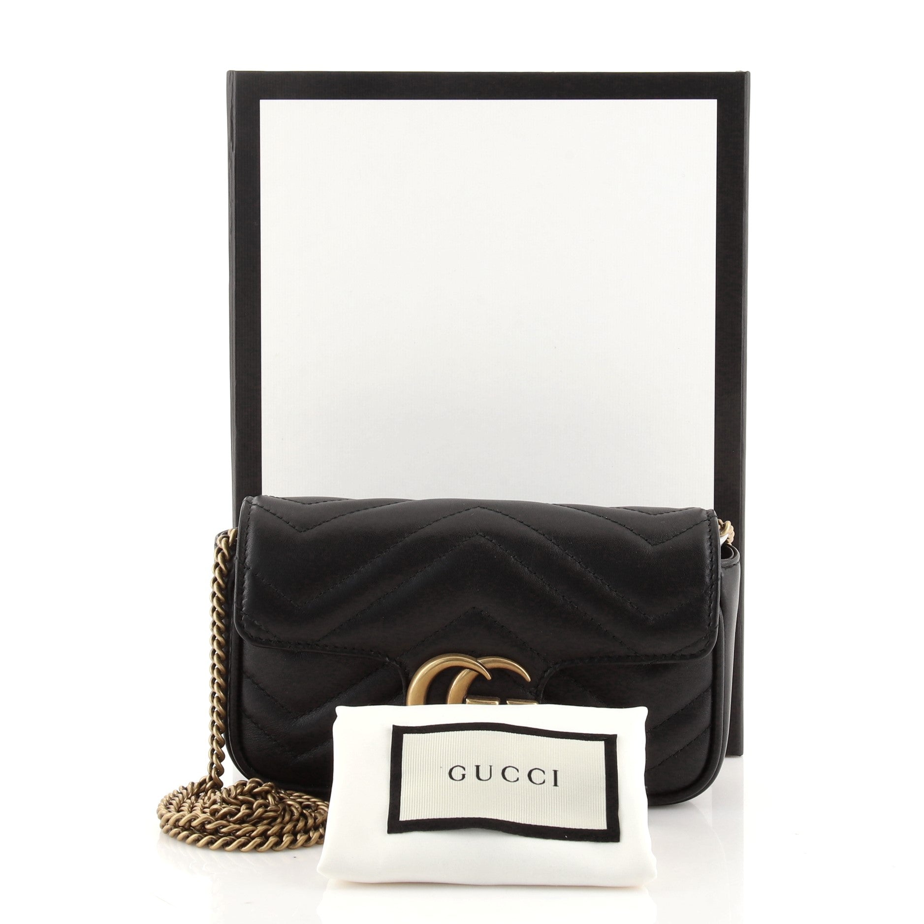 GG Marmont Flap Bag Matelasse Leather Super Mini