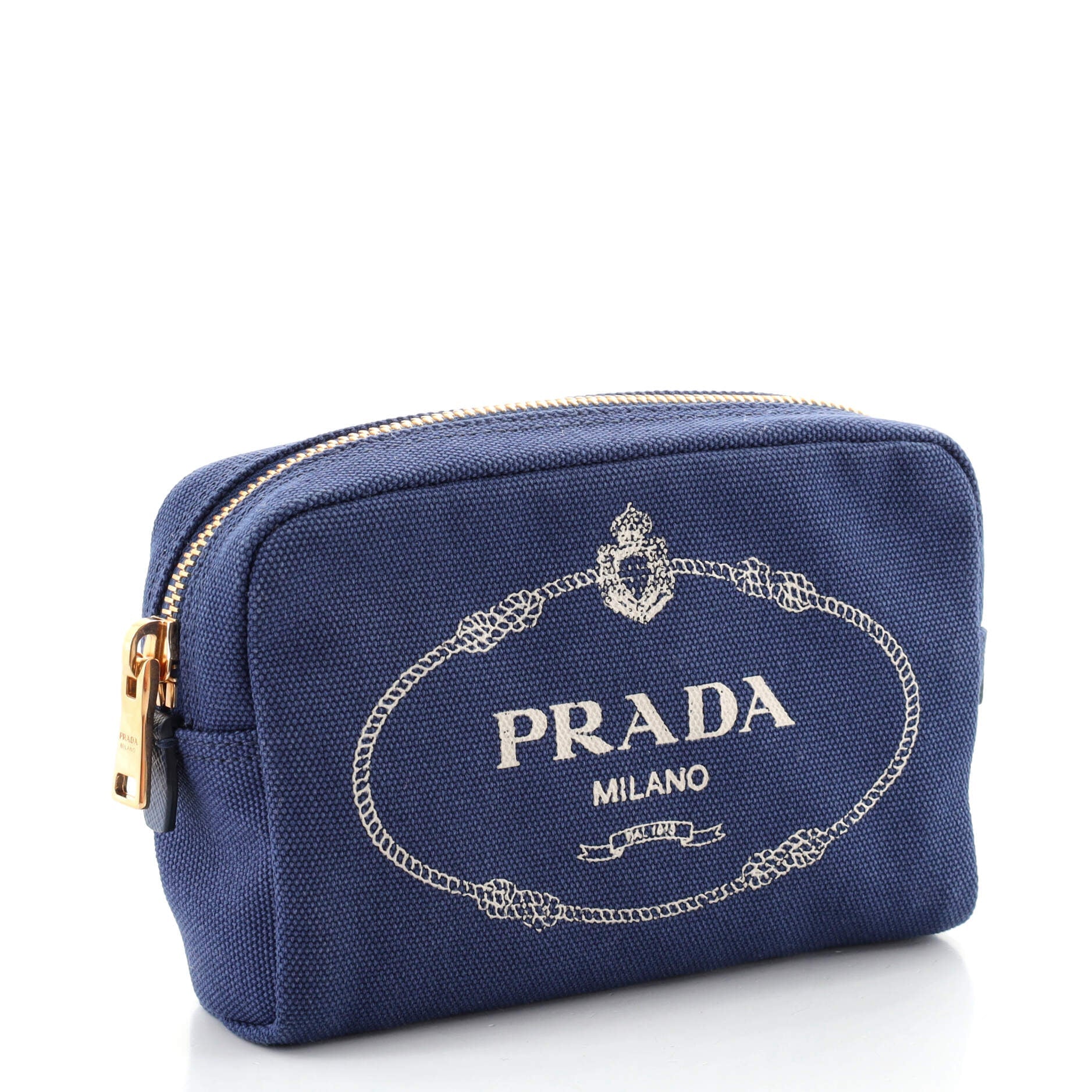 Logo Cosmetic Pouch Canvas Mini