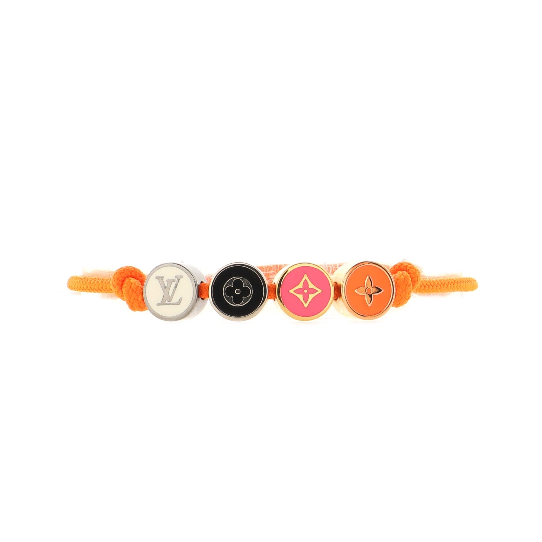 LV Colors Bracelet Enamelled Metal Beads and Nylon