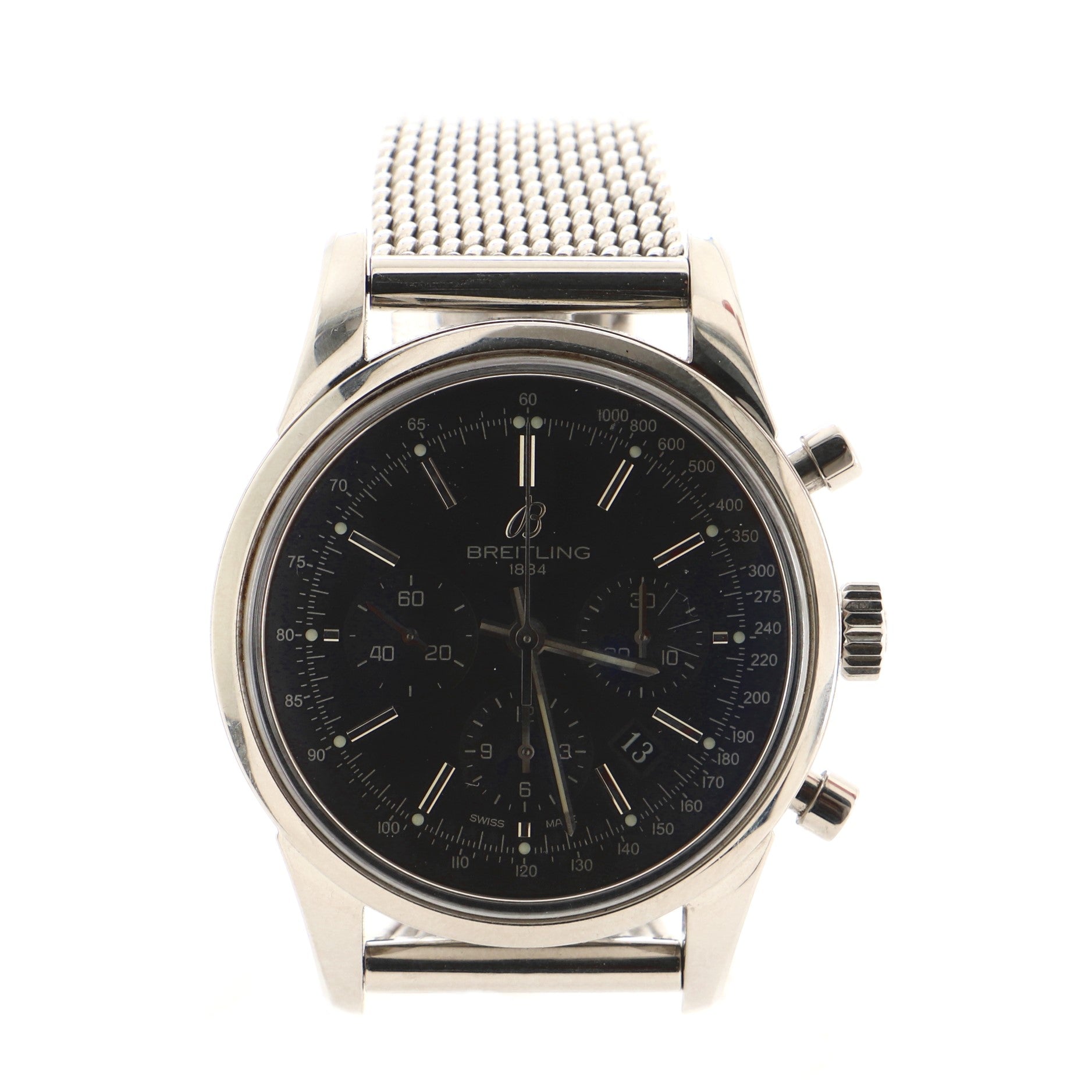 Transocean Chronograph Automatic Watch Stainless Steel 43