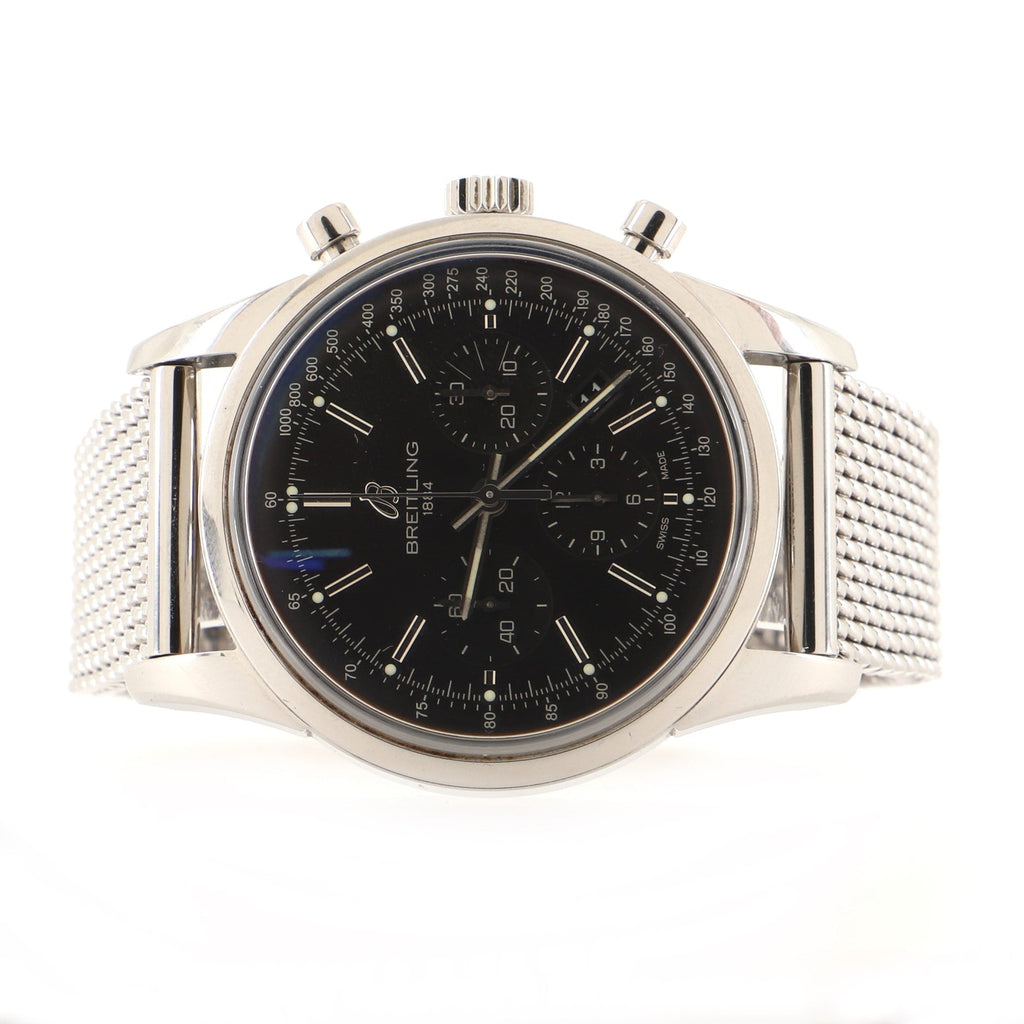 Transocean Chronograph Automatic Watch Stainless Steel 43