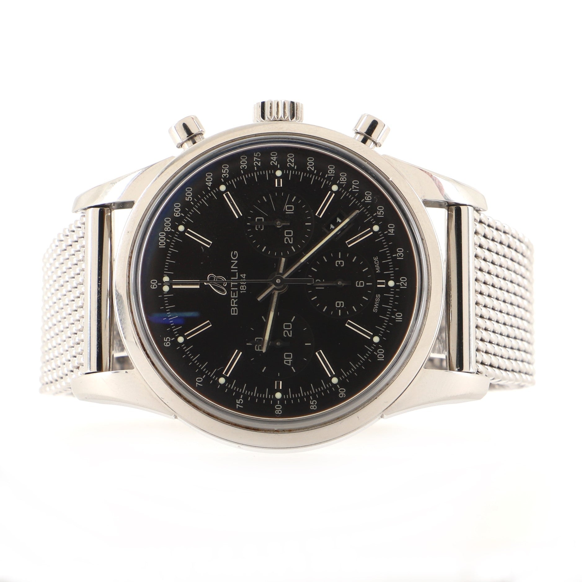 Transocean Chronograph Automatic Watch Stainless Steel 43