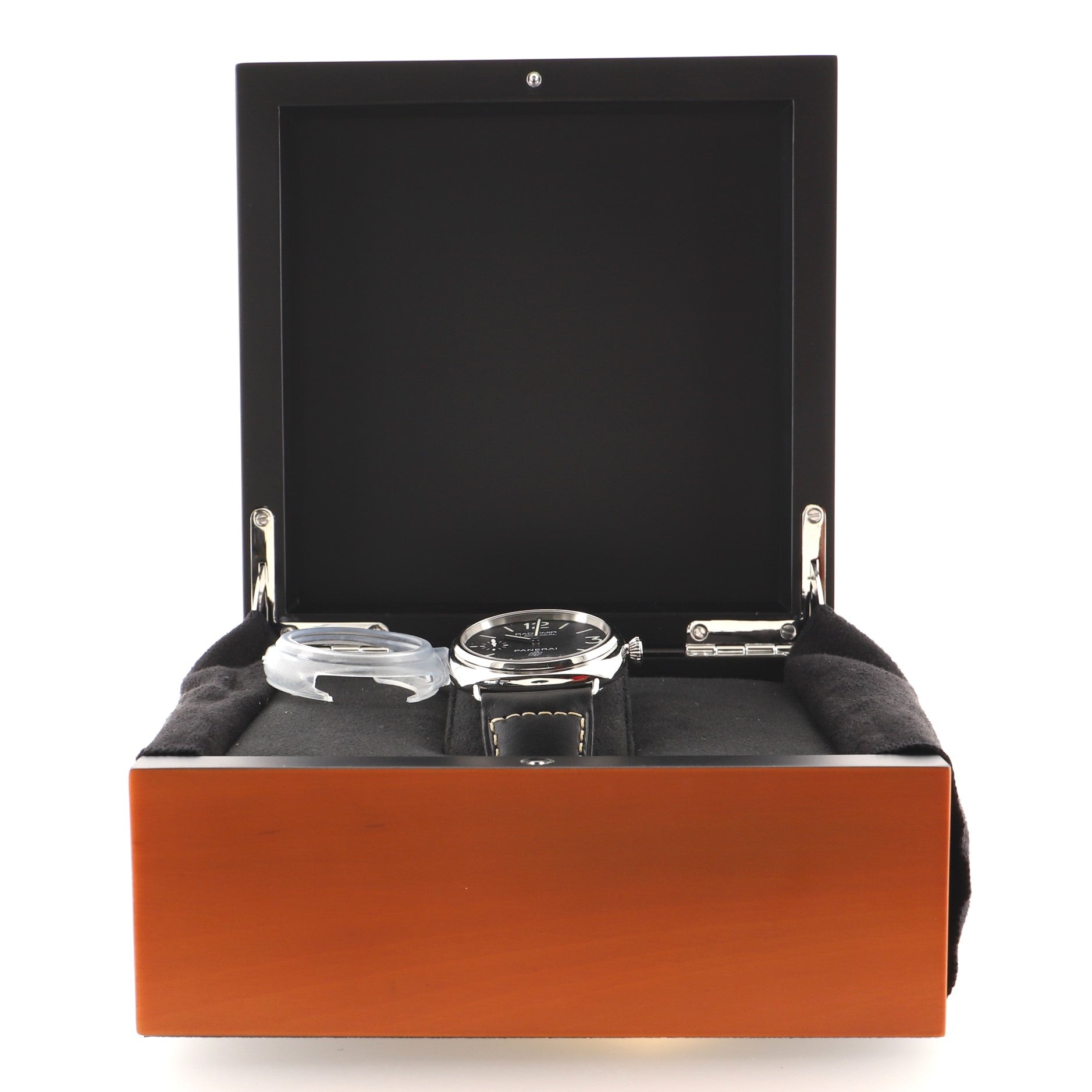 Radiomir Black Seal Manual Watch Stainless Steel and Leather 45