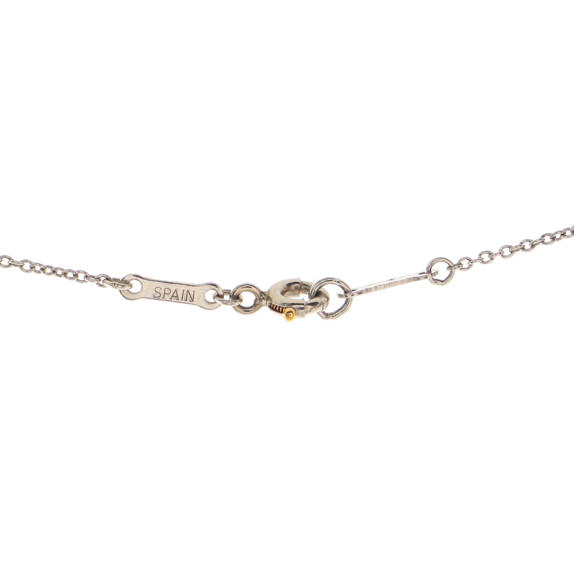 Elsa Peretti Cross Pendant Necklace Platinum Small