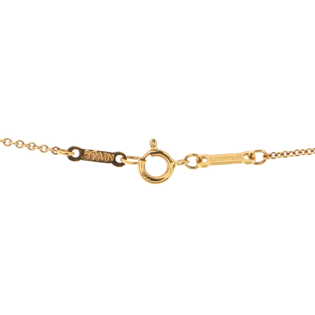 Elsa Peretti Open Heart Pendant Necklace 18K Yellow Gold 16mm