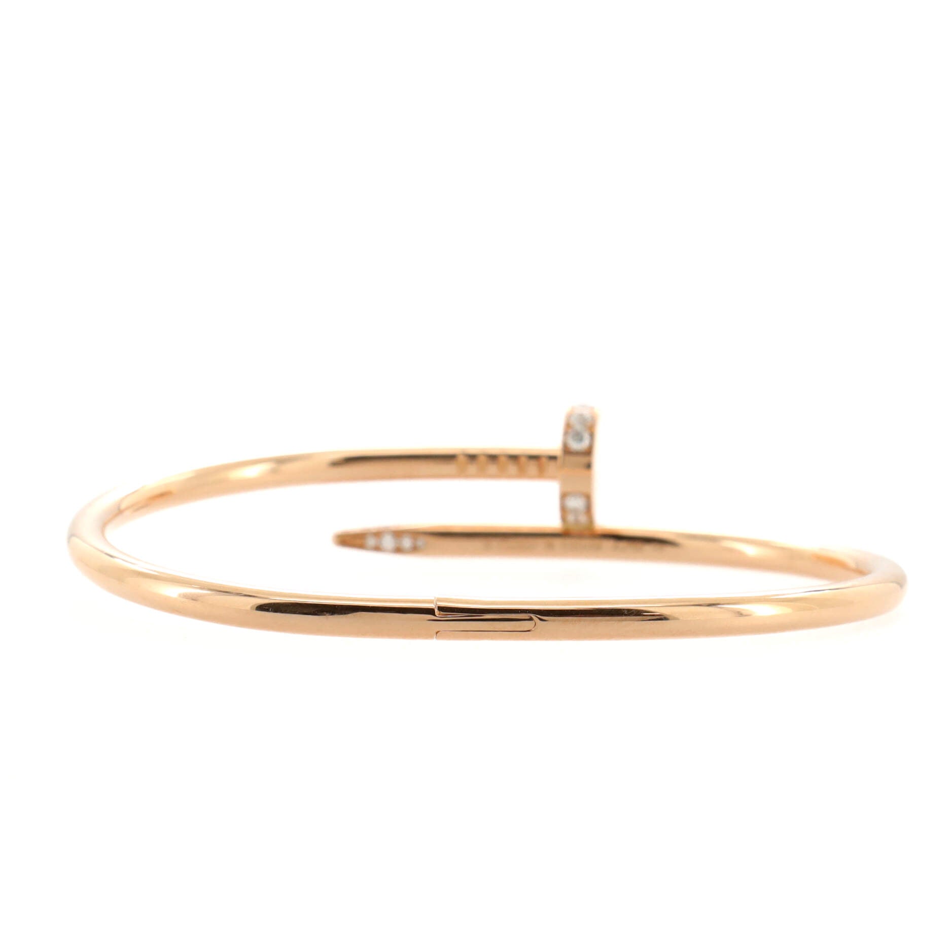 Juste un Clou Bracelet 18K Rose Gold with Diamonds Classic