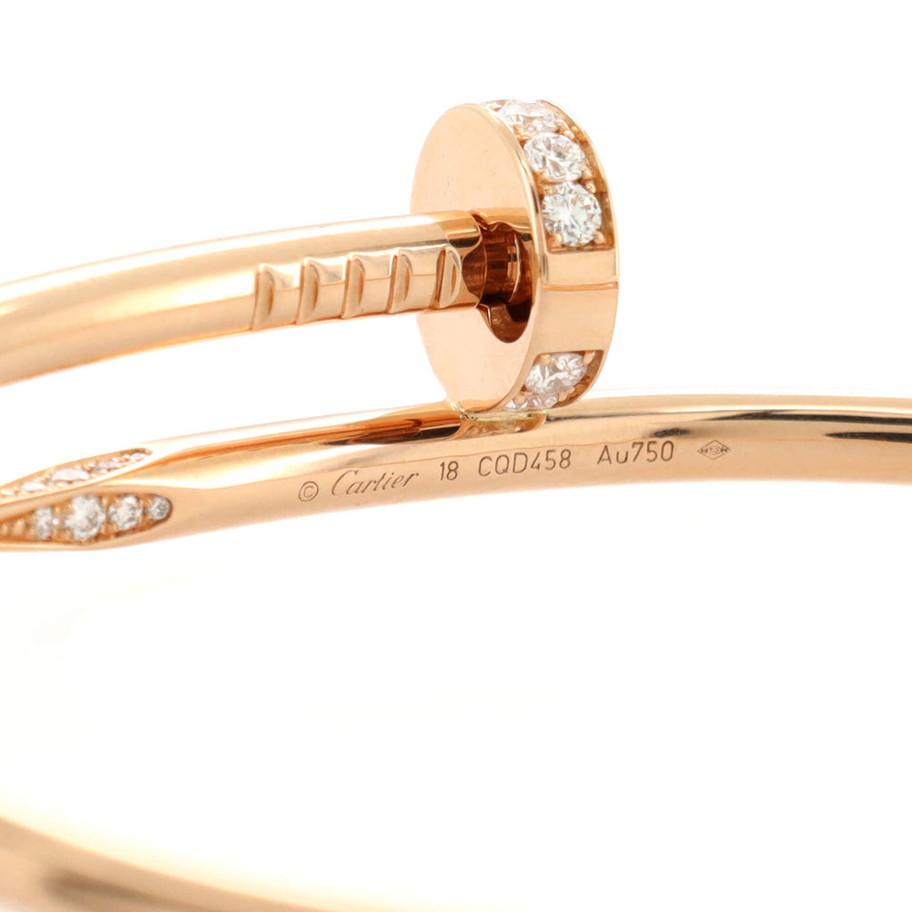 Juste un Clou Bracelet 18K Rose Gold with Diamonds Classic