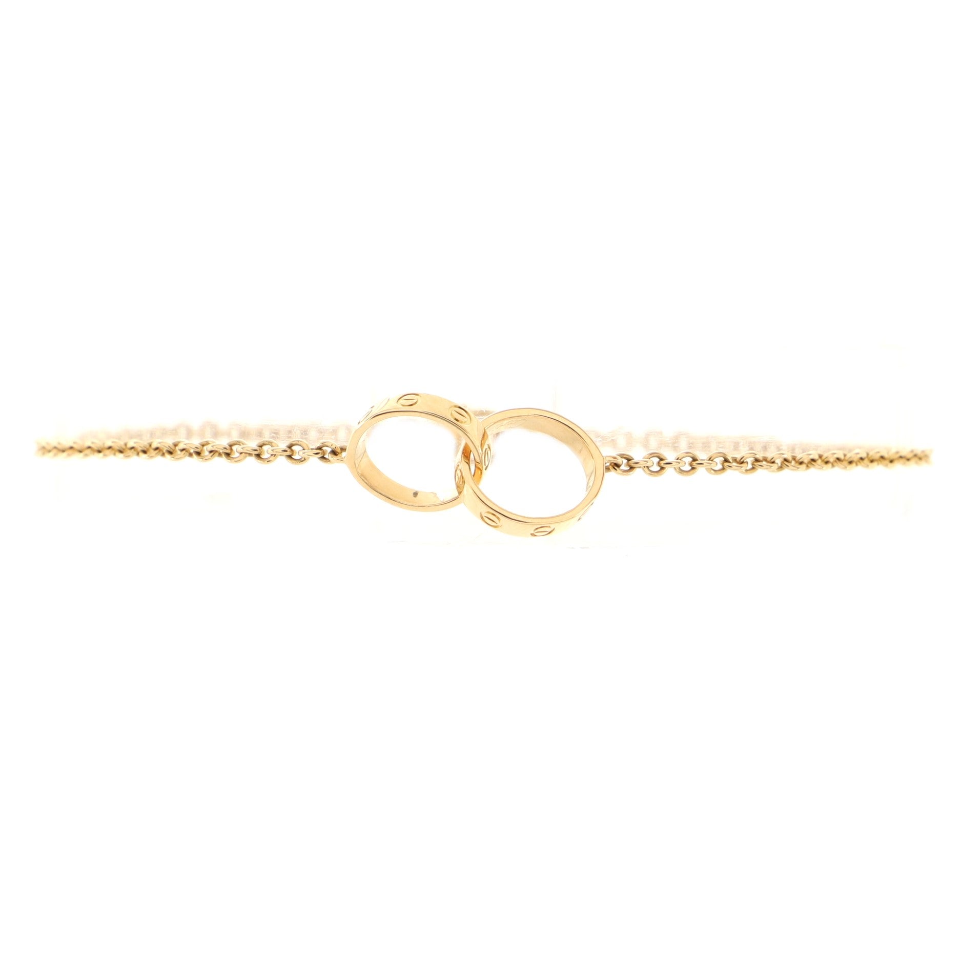 Love Interlocking Bracelet 18K Yellow Gold