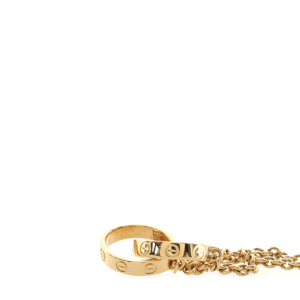 Love Interlocking Bracelet 18K Yellow Gold