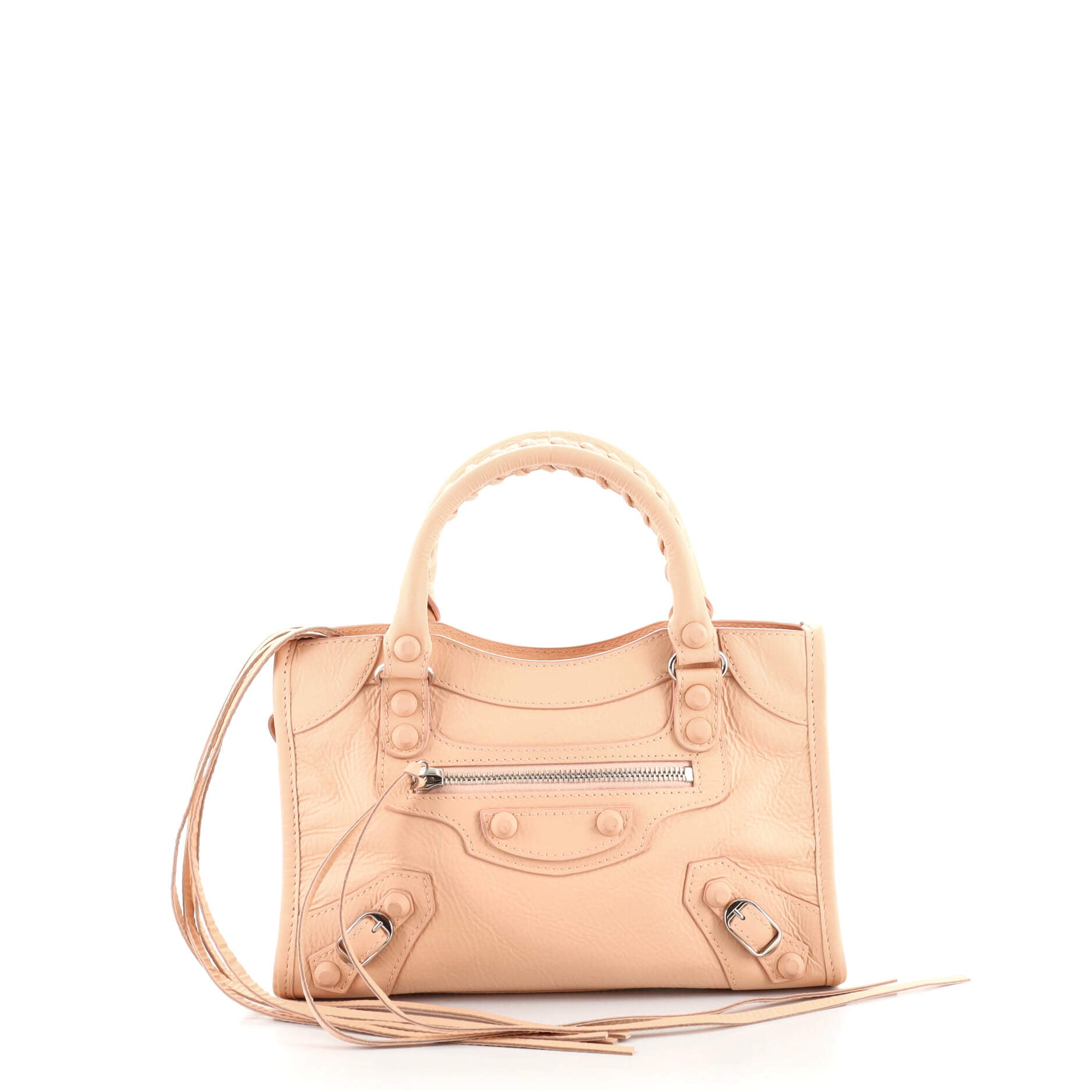 City Rubber Studs Bag Leather Mini