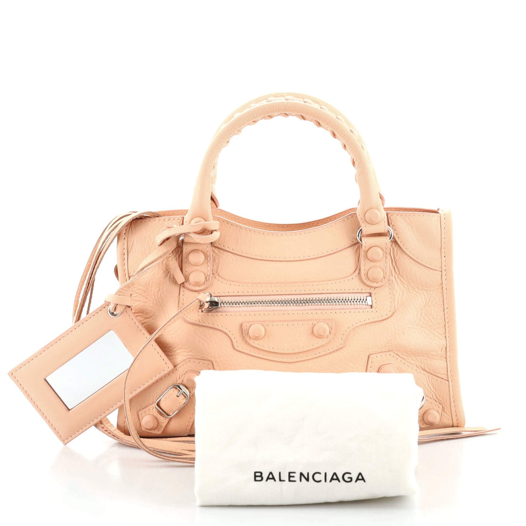 City Rubber Studs Bag Leather Mini