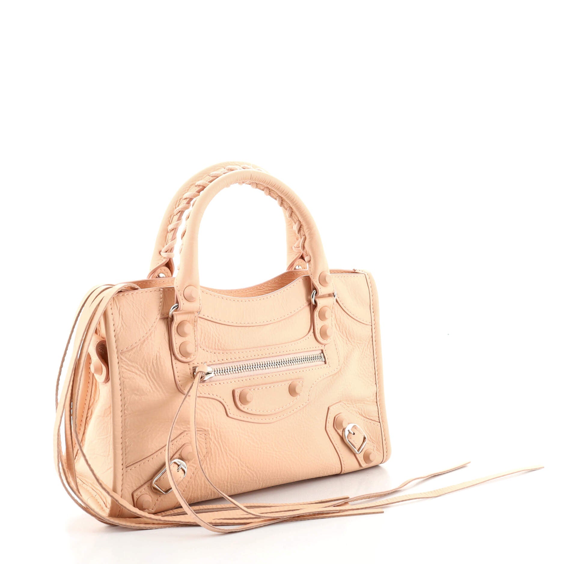 City Rubber Studs Bag Leather Mini