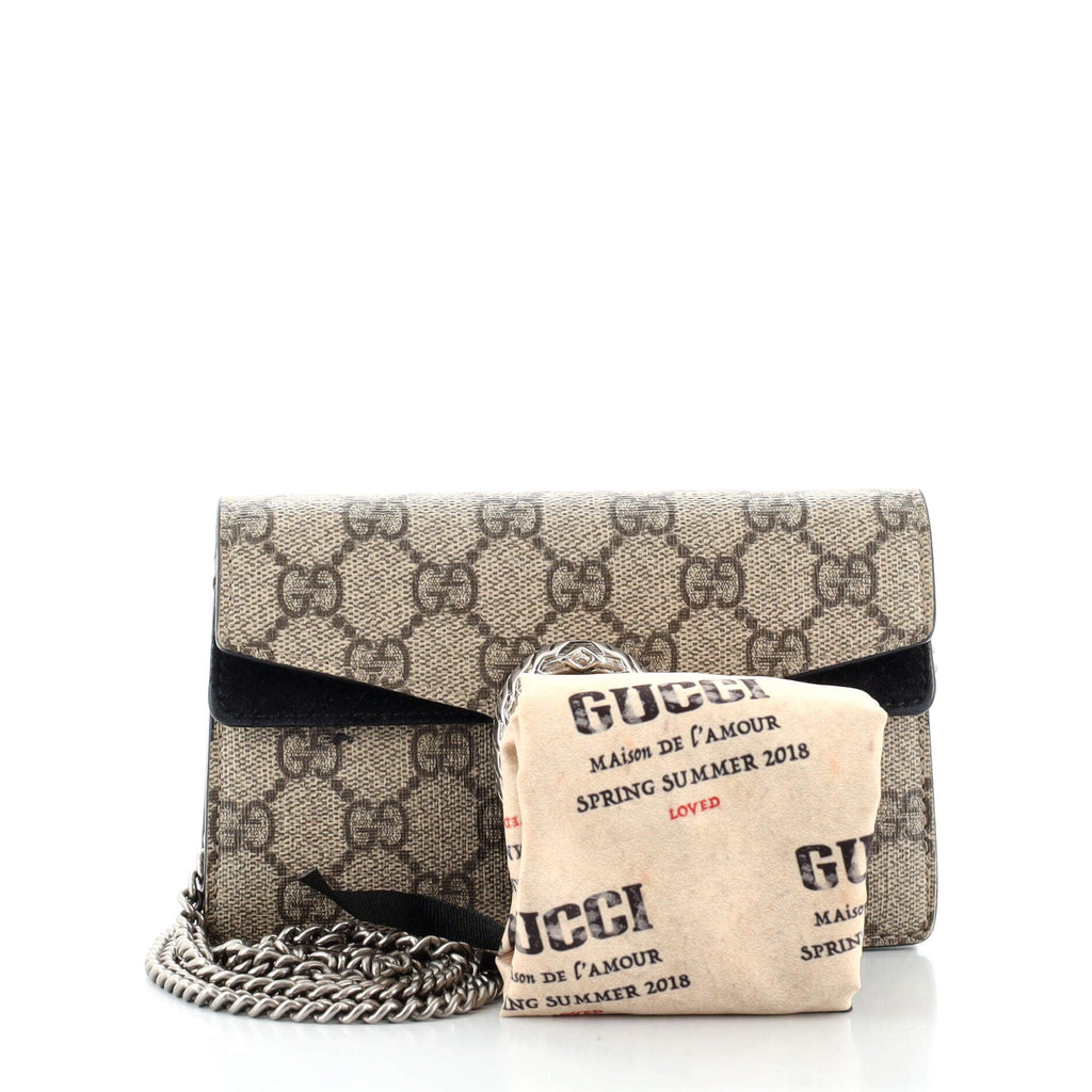 Dionysus Bag GG Coated Canvas Super Mini