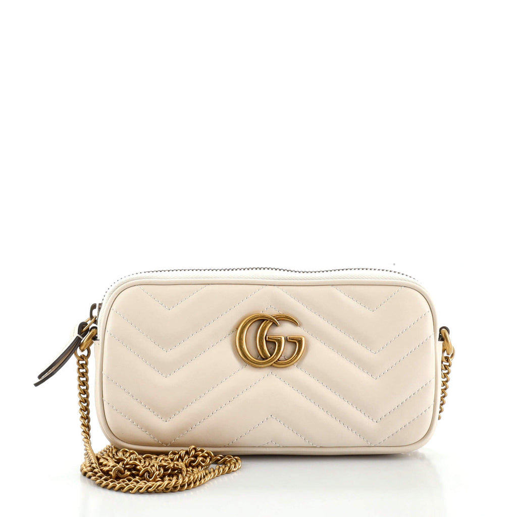 GG Marmont Chain Crossbody Bag Matelasse Leather Mini