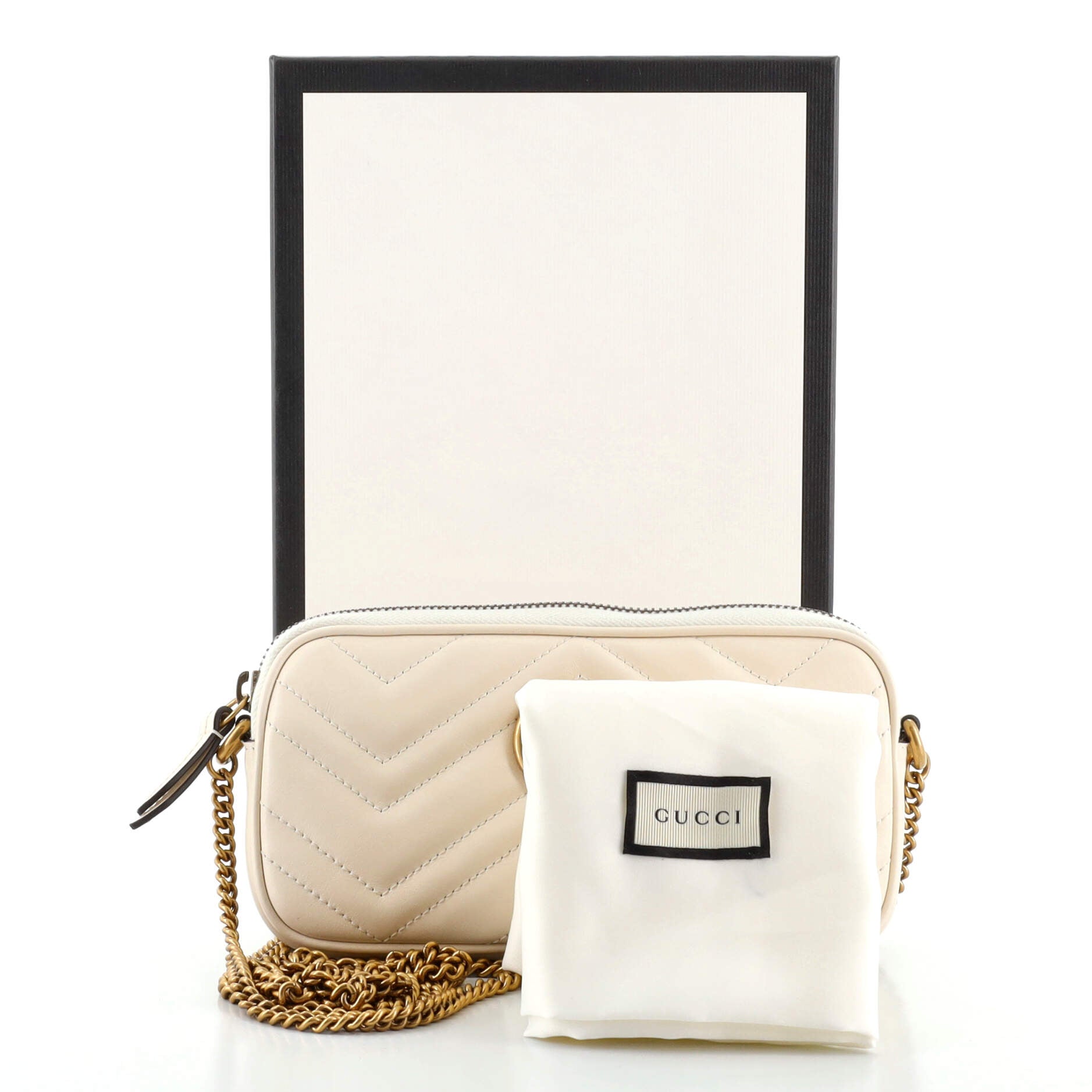 GG Marmont Chain Crossbody Bag Matelasse Leather Mini