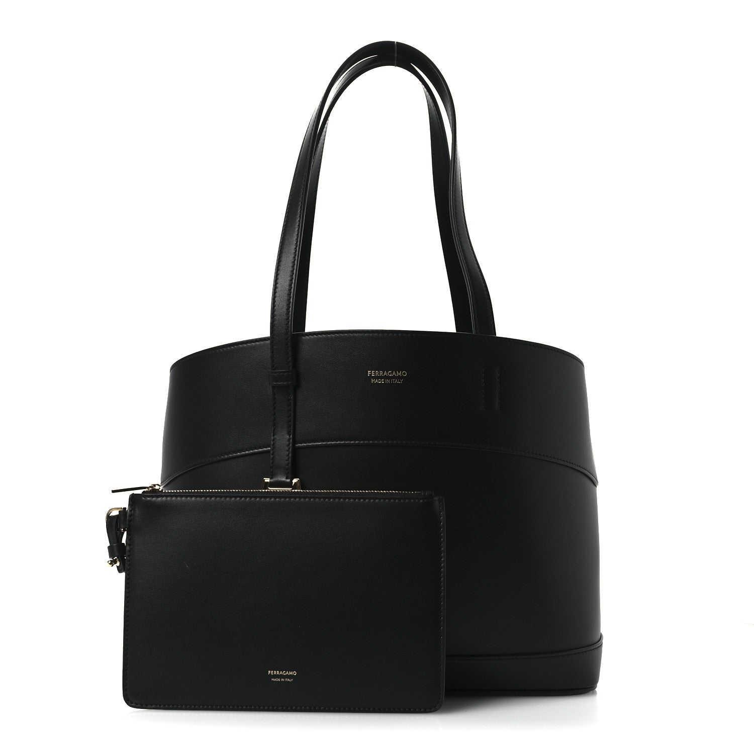 Calfskin Charming Tote Black