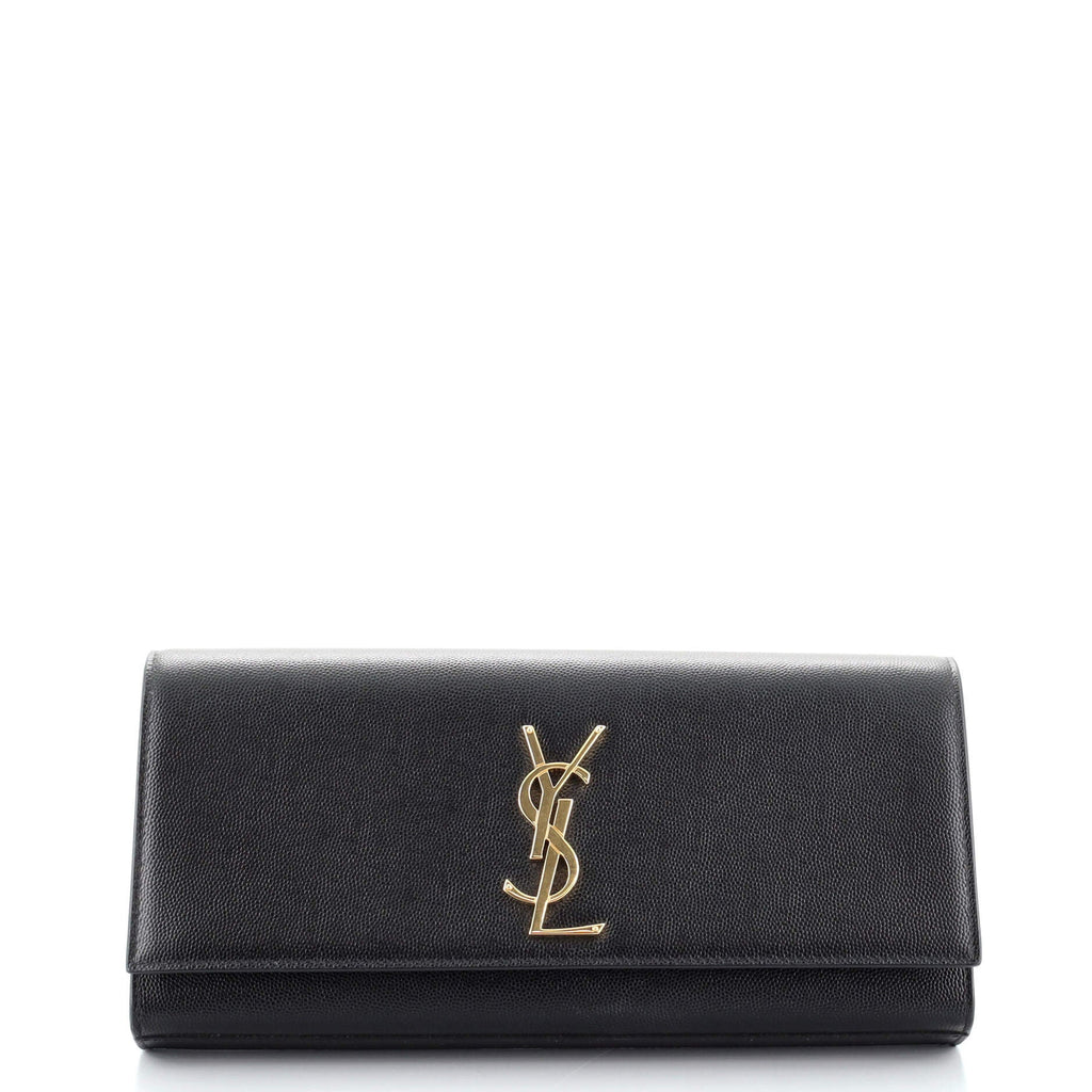 Classic Monogram Clutch Leather Long