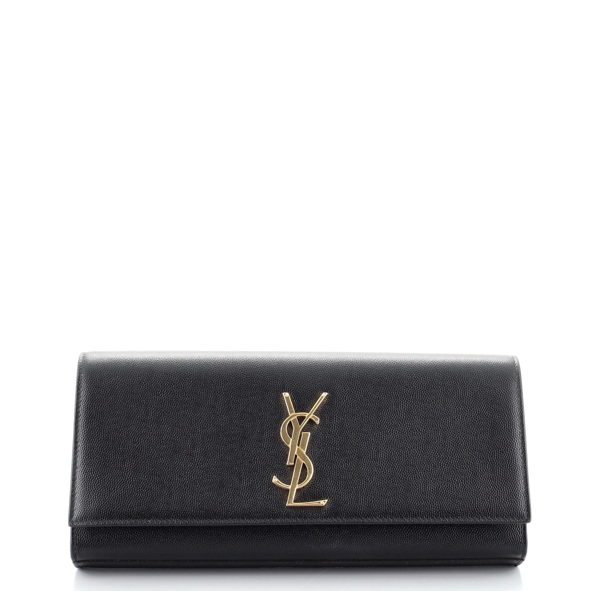 Classic Monogram Clutch Leather Long