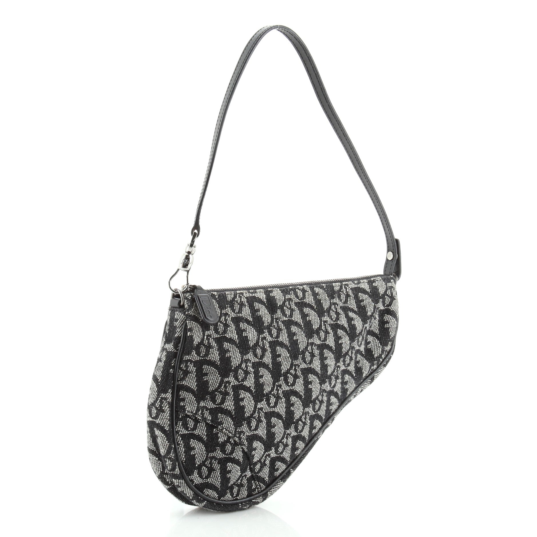 Vintage Saddle Bag Diorissimo Canvas Mini