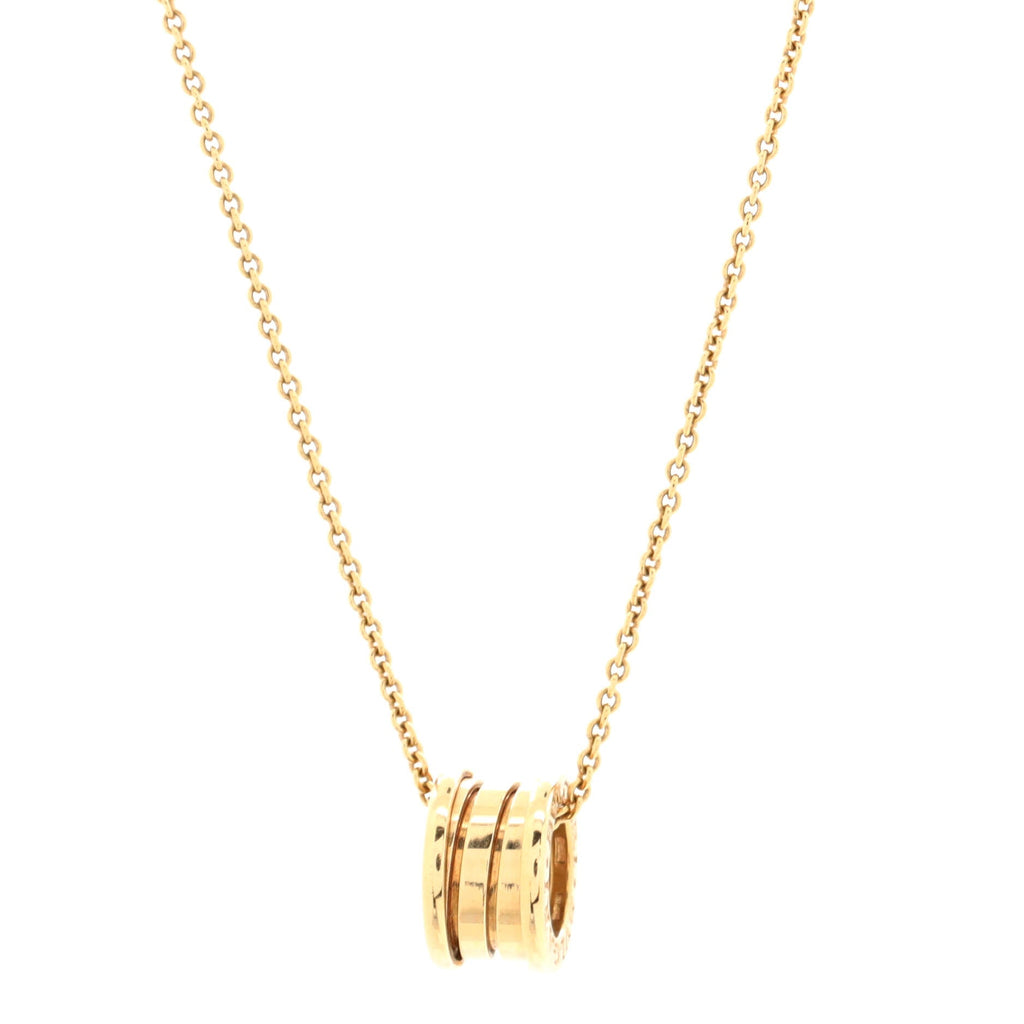 B.Zero1 Pendant Necklace 18K Rose Gold