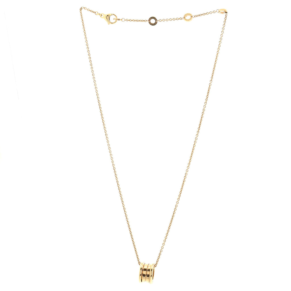 B.Zero1 Pendant Necklace 18K Rose Gold