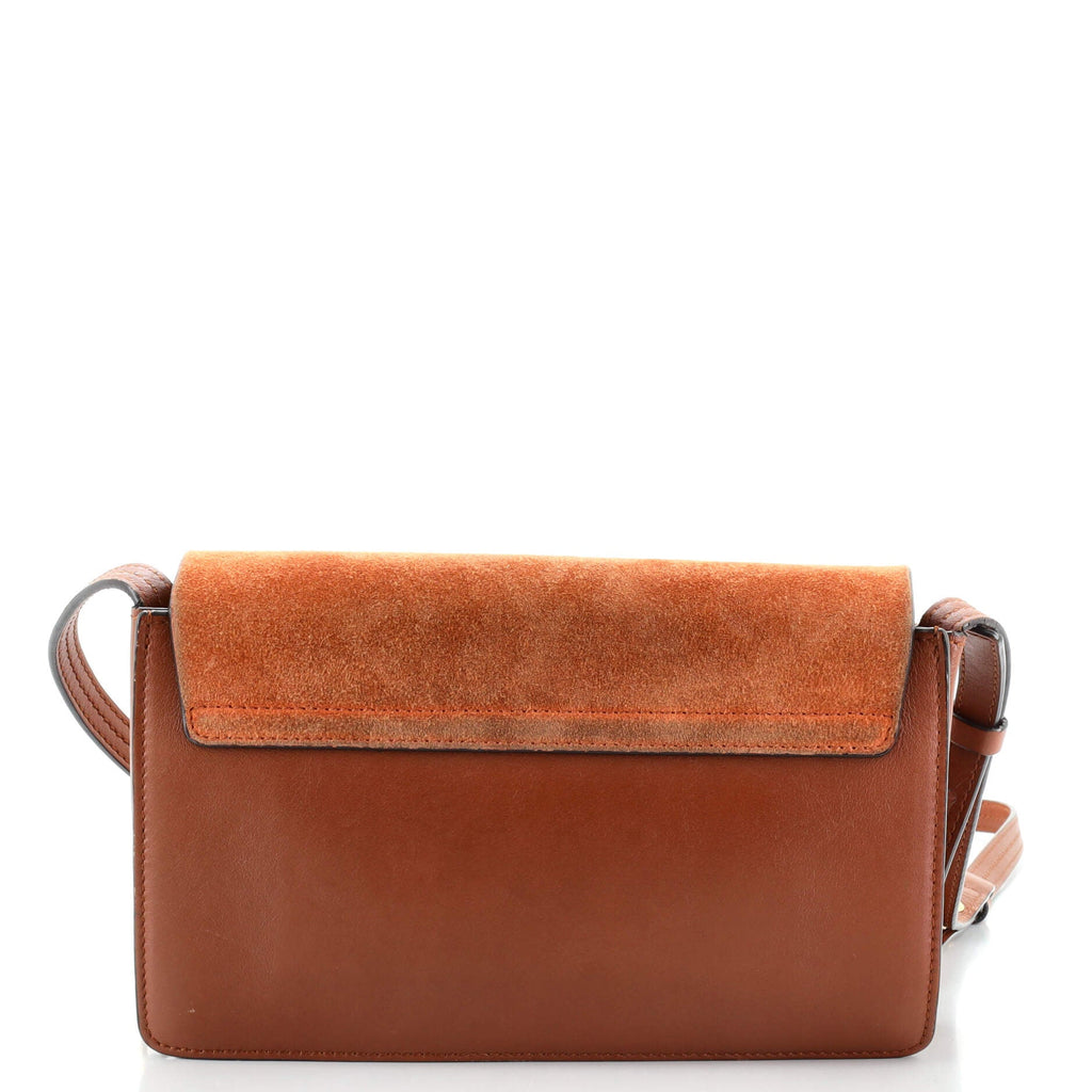 Faye Shoulder Bag Leather and Suede Mini