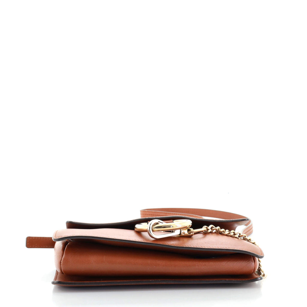 Faye Shoulder Bag Leather and Suede Mini