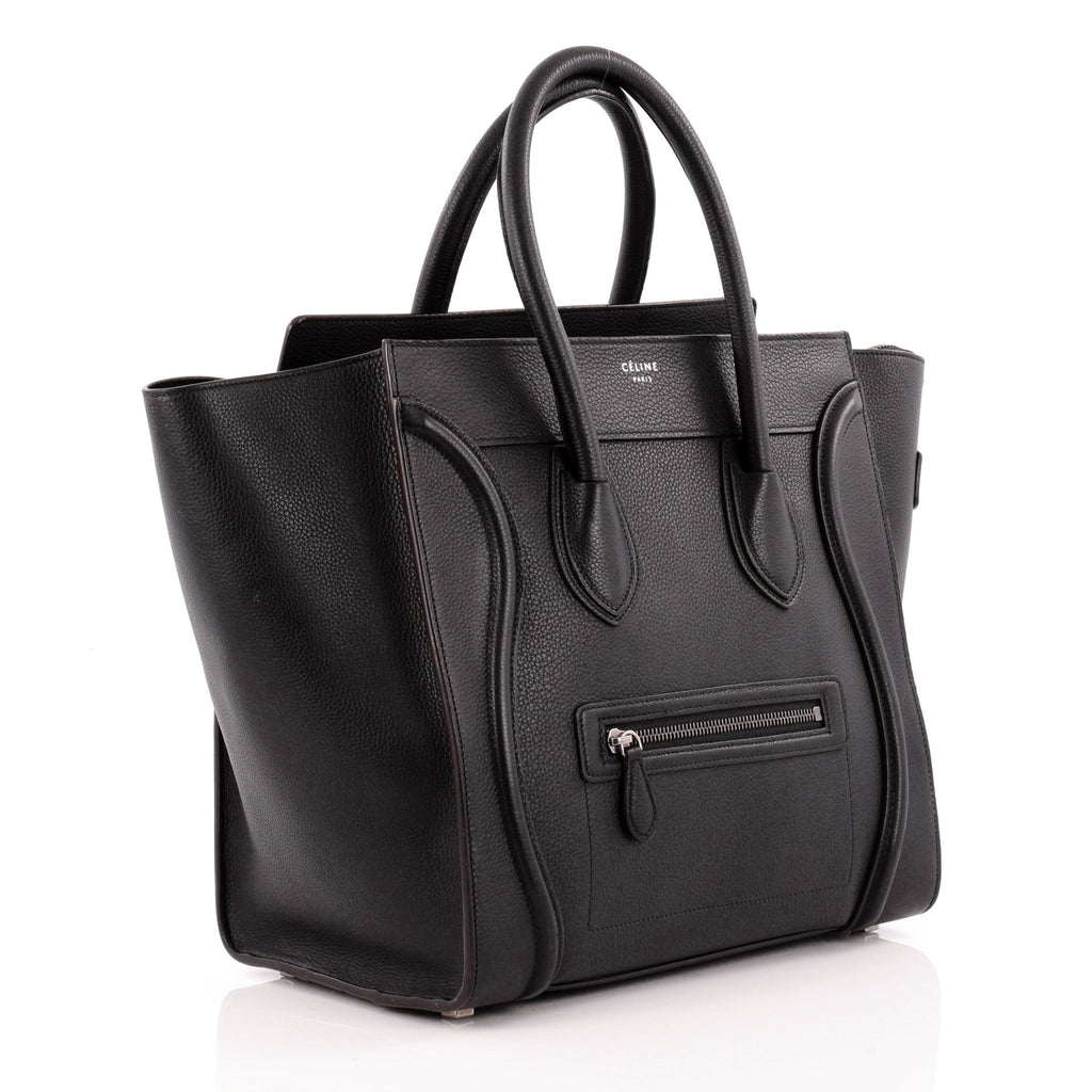Luggage Handbag Grainy Leather Mini