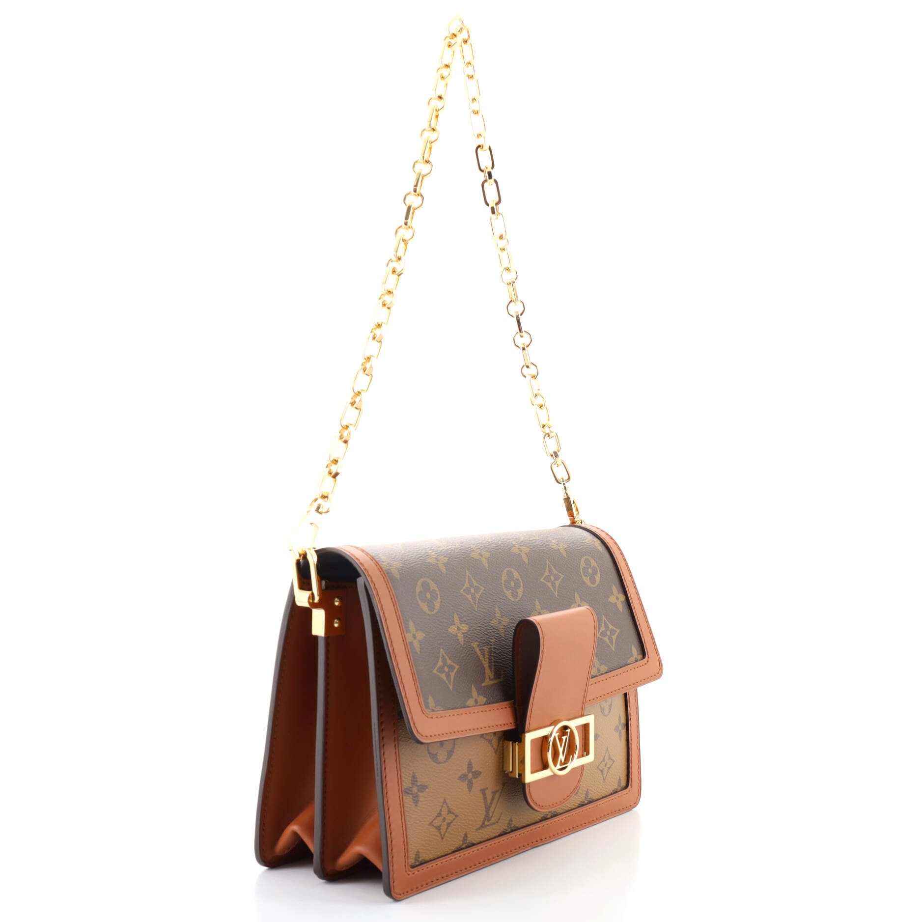 Dauphine Shoulder Bag Reverse Monogram Canvas Mini