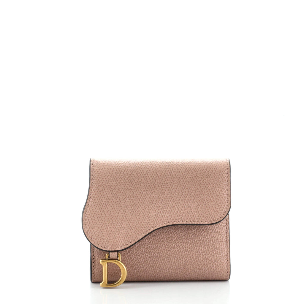 Saddle Lotus Wallet Leather Mini
