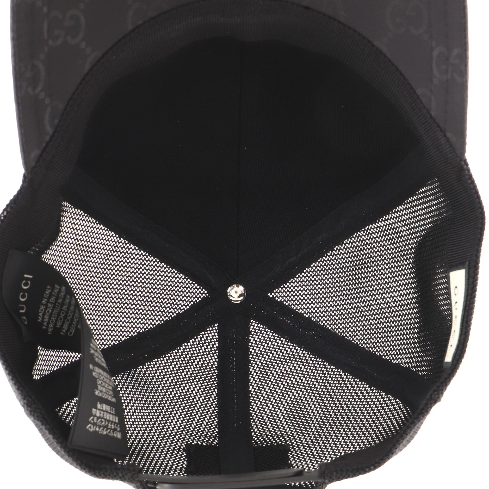 Baseball Cap GG Nylon and Mesh XXL