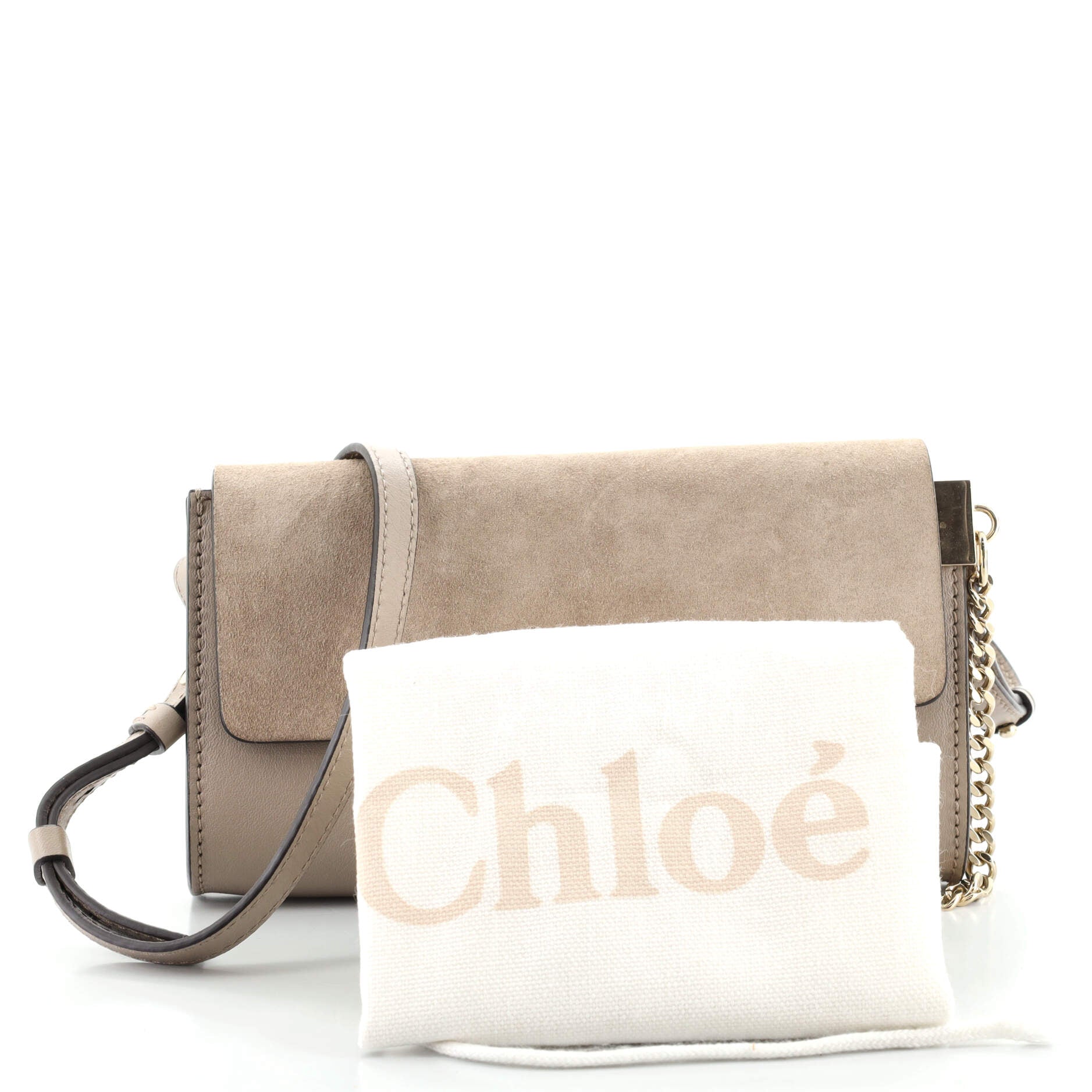 Faye Shoulder Bag Leather and Suede Mini