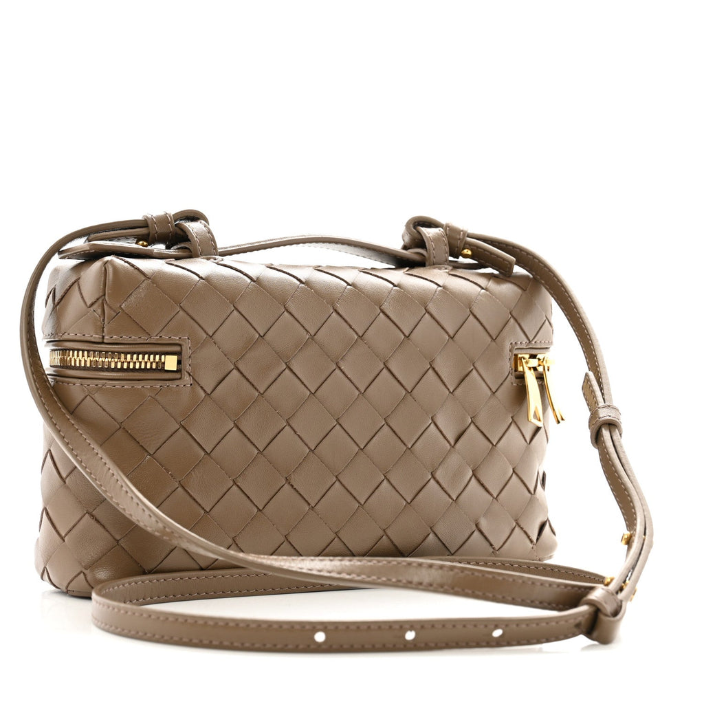 Calfskin Intrecciato Bang Bang Vanity Case Pinecone