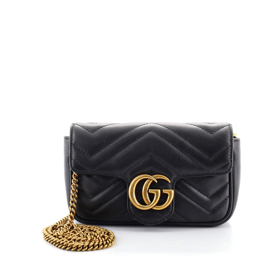 GG Marmont Flap Bag Matelasse Leather Super Mini