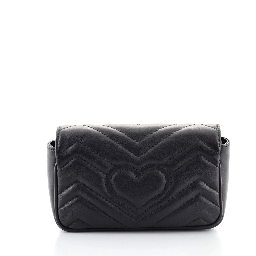 GG Marmont Flap Bag Matelasse Leather Super Mini