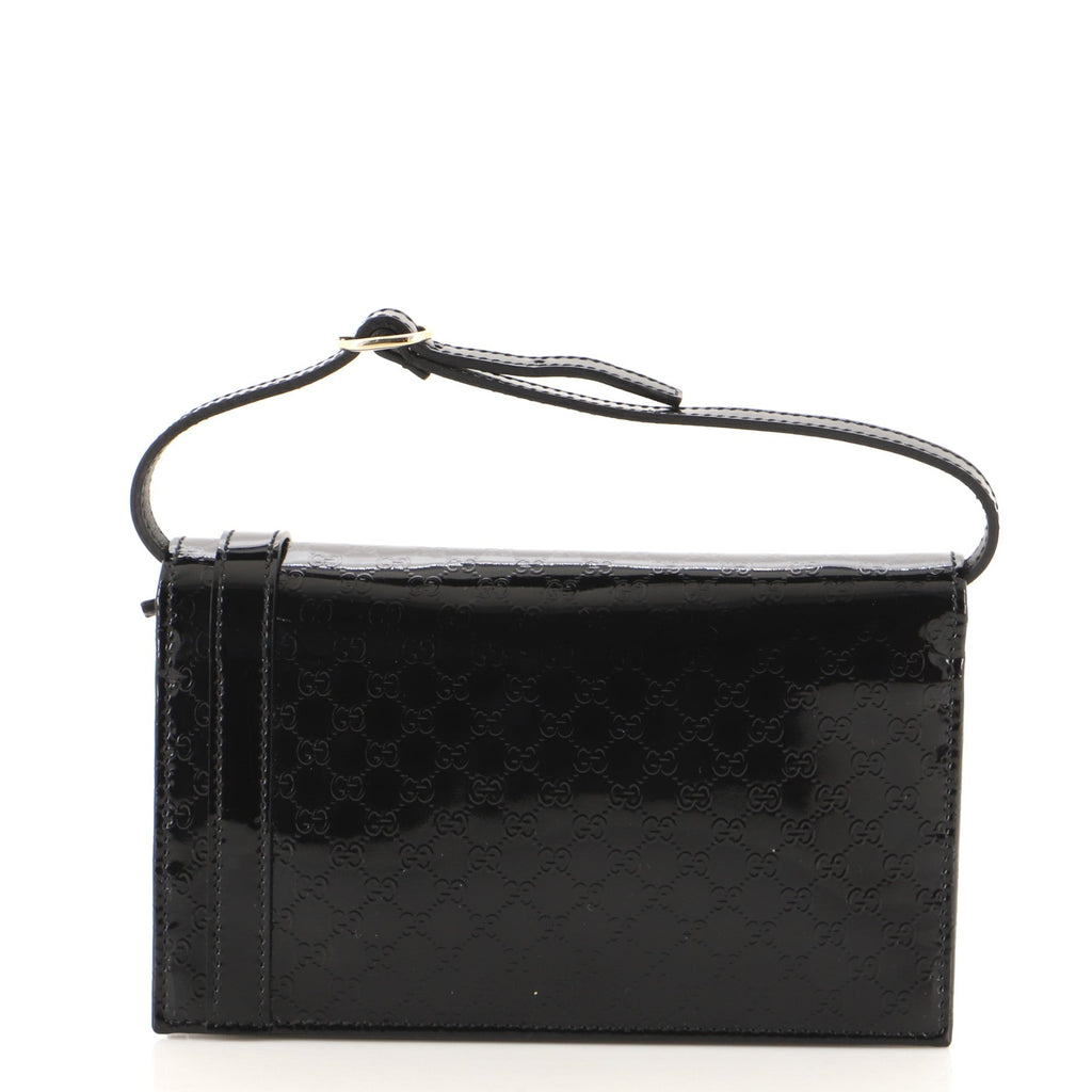 Nice Wallet on Strap Microguccissima Patent Mini